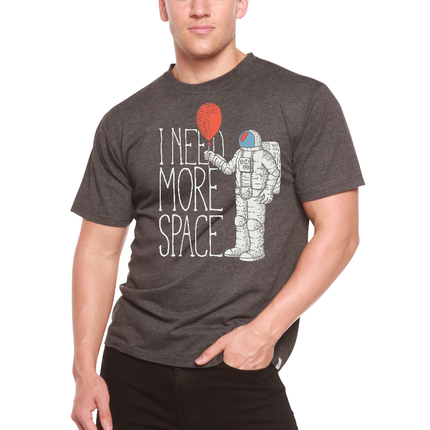 I need more space Men's Bamboo Viscose/Organic Cotton Short Sleeve Graphic T-Shirt