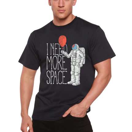 I need more space Men's Bamboo Viscose/Organic Cotton Short Sleeve Graphic T-Shirt