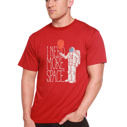 I need more space Men's Bamboo Viscose/Organic Cotton Short Sleeve Graphic T-Shirt