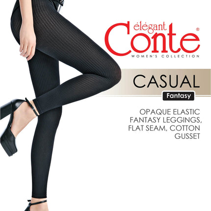 Fantasy Leggings Conte Casual 100 Den - Matte Finish