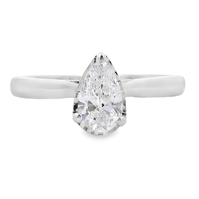 Genuine .50ct Lab Grown Diamond  10KT White Gold