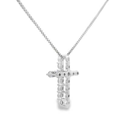 .15ct Diamond Cross Religious Pendant 14KT Yellow Gold