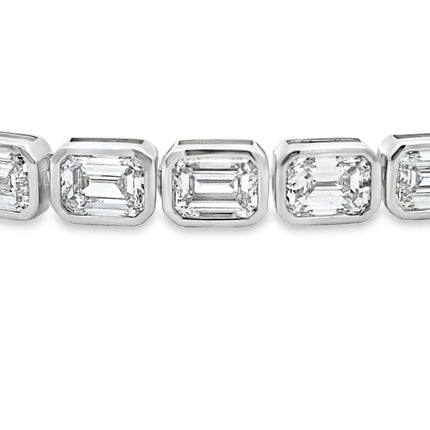 Lab Grown Diamond Tennis Bracelet 14KT White Gold