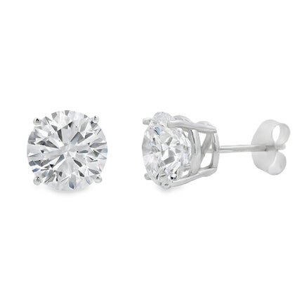 3.00ct Lab Grown Diamond Stud Earrings 14KT White Gold