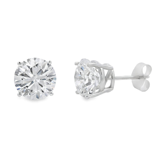 3.00ct Lab Grown Diamond Stud Earrings 14KT White Gold
