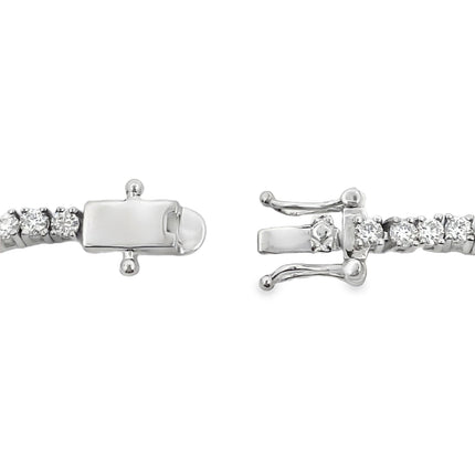 Moissanite Malachite Tennis Bracelet Sterling Silver