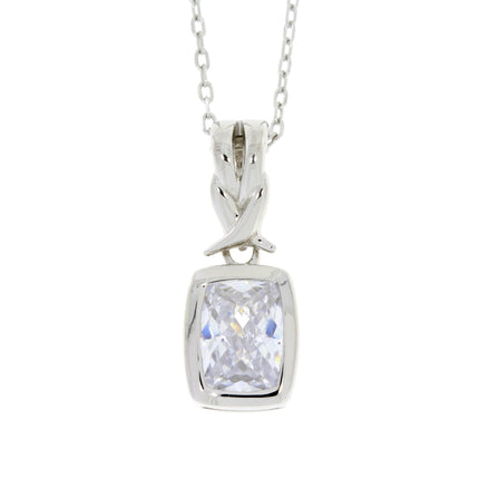 Cubic Zirconium Fashion Pendants Sterling Silver