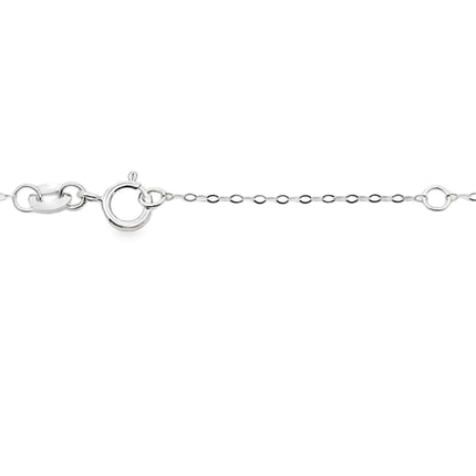 Sapphire Diamond Fashion Pendants 14KT White Gold
