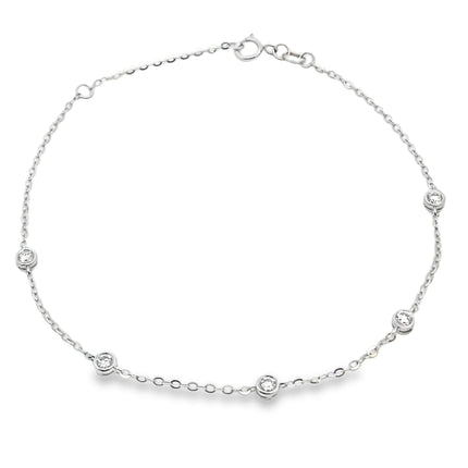 .38ct Lab Grown Diamond Bracelet 14KT White Gold