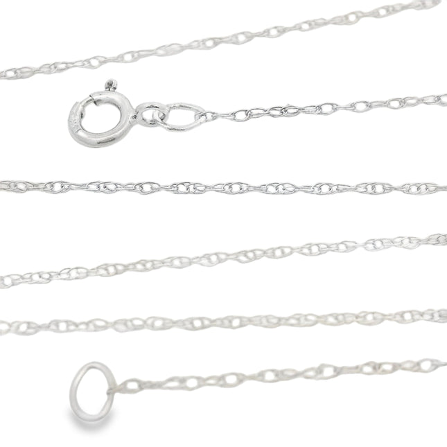 Womens chains 14KT White Gold