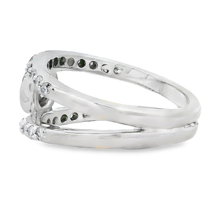 Natural .90ct Diamond Diamond Ring 14KT White Gold