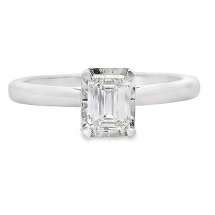 Natural .50ct Lab Grown Diamond  10KT White Gold