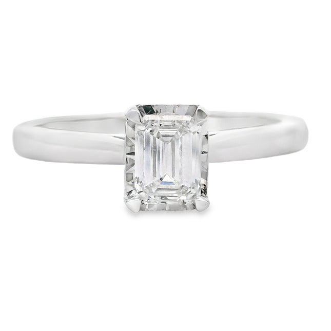 Natural .50ct Lab Grown Diamond  10KT White Gold