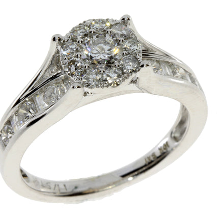 Genuine 1.20ct Diamond Diamond Eng Only 10KT White Gold