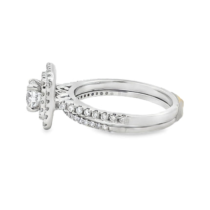 Lab Grown Diamond Fashion band rings 14KT White Gold