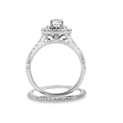 Lab Grown Diamond Fashion band rings 14KT White Gold