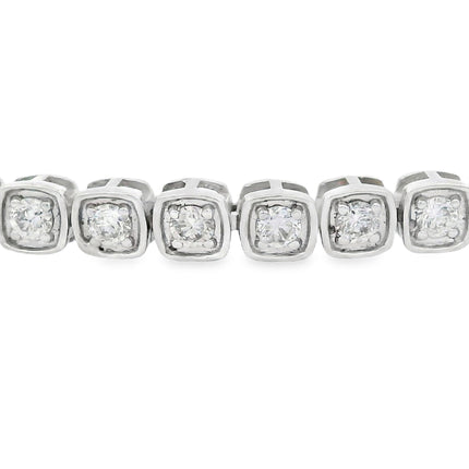 Lab Grown Diamond Tennis Bracelet 10KT White Gold