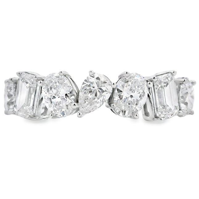 Lab Grown Diamond Wedding Band Ring 14KT White Gold