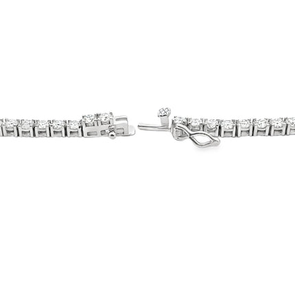 15.14ct Moissanite Tennis Necklace Sterling Silver