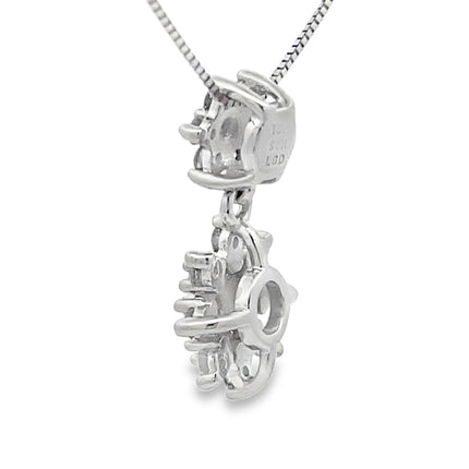 Lab Grown Diamond Fashion Pendants 10KT White Gold