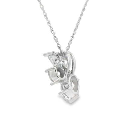 Lab Grown Diamond Fashion Pendants 14KT White Gold
