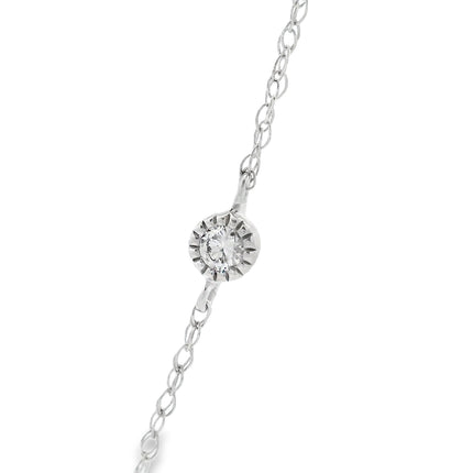 Natural .31ct Diamond Fashion Pendants 14KT White Gold