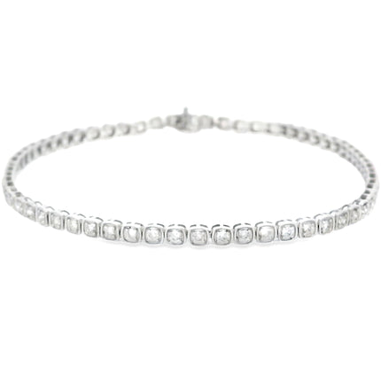 Lab Grown Diamond Tennis Bracelet 10KT White Gold
