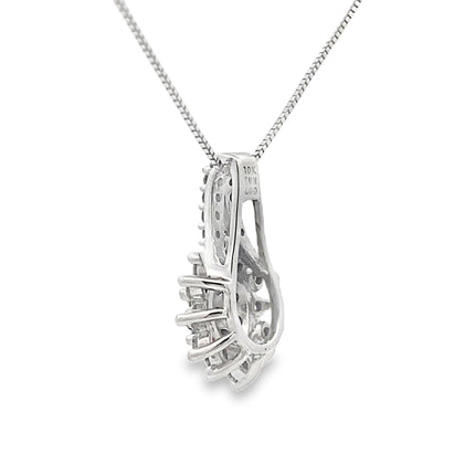 Lab Grown Diamond Fashion Pendants 10KT White Gold