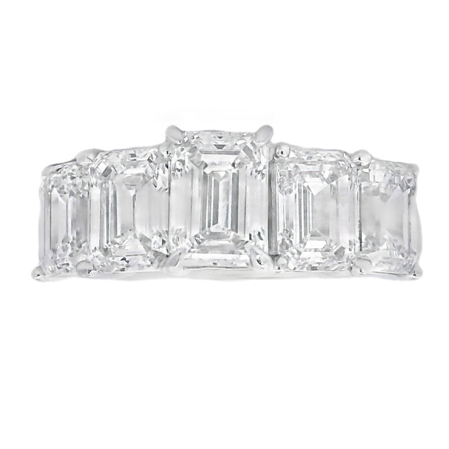 4.00ct Lab Grown Diamond Eng Only 14KT White Gold