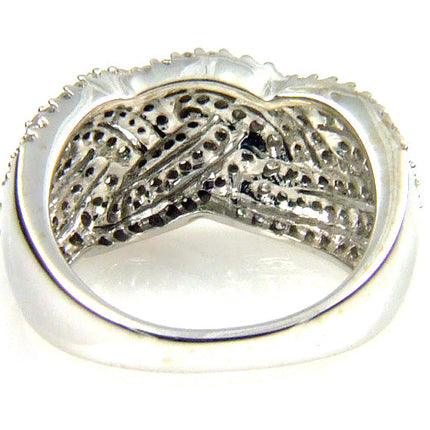 Natural 1.00ct Diamond Ring 10KT White Gold