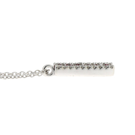 .30ct Ruby Diamond Fashion Pendants 14KT White Gold