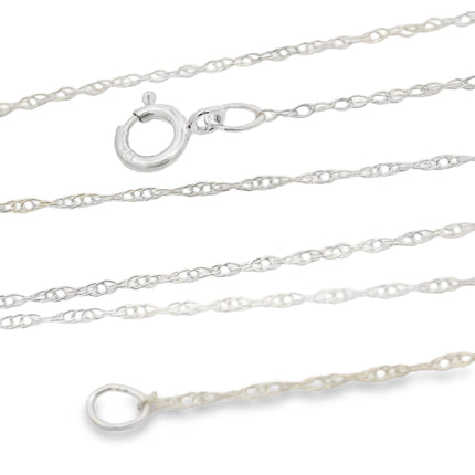 Womens chains 10KT White Gold