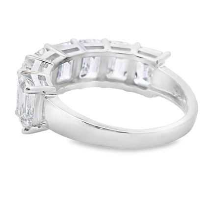 Lab Grown Diamond Fashion band rings 14KT White Gold