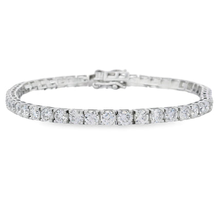 Lab Grown Diamond Tennis Bracelet Sterling Silver