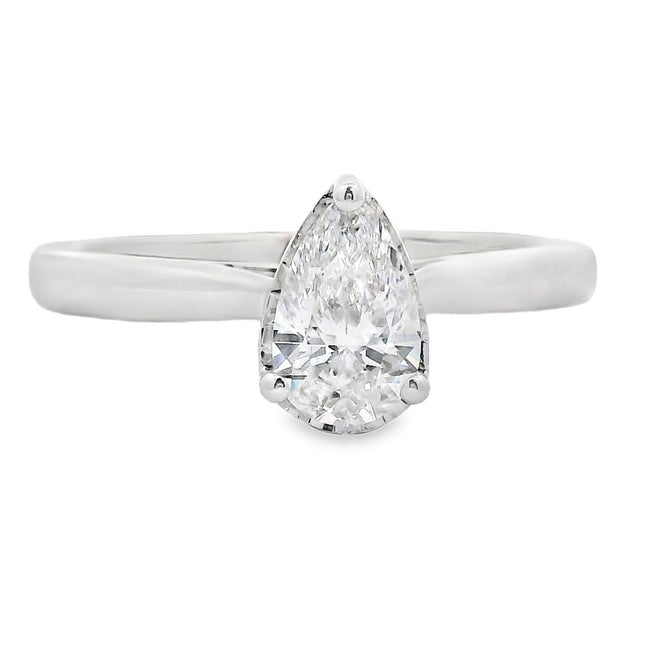 Natural .50ct Lab Grown Diamond  10KT White Gold