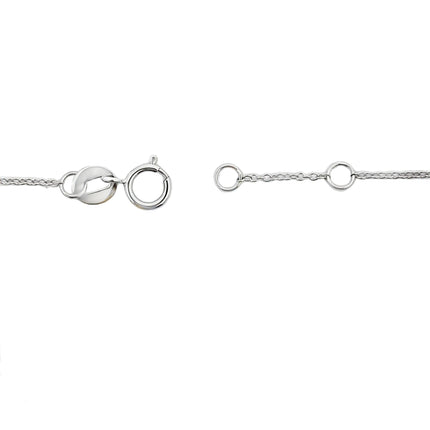Natural .71ct Ruby Diamond Bracelet 14KT White Gold
