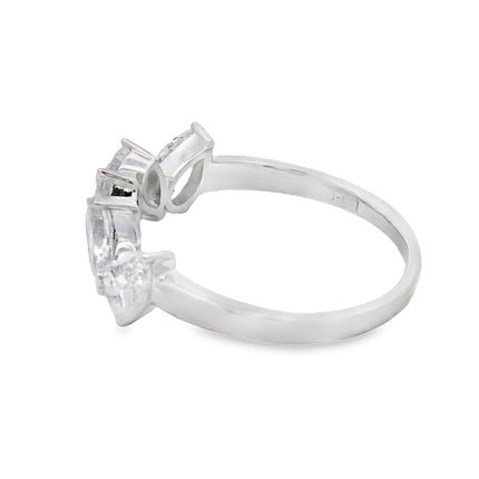 Lab Grown Diamond Wedding Band Ring 10KT White Gold