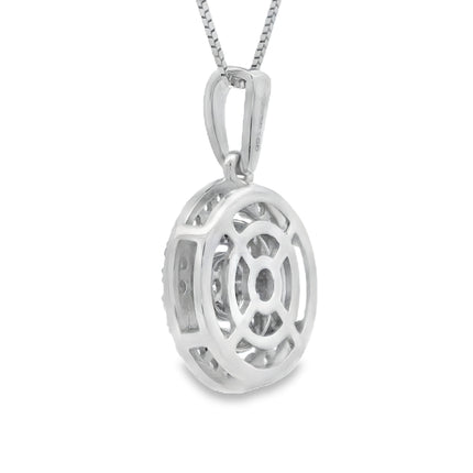 Lab Grown Diamond Fashion Pendants 14KT White Gold