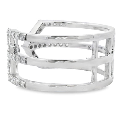 Genuine .50ct Diamond Ring 10KT White Gold