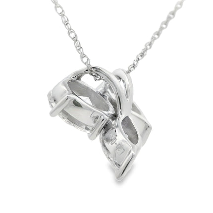 Lab Grown Diamond Fashion Pendants 14KT White Gold