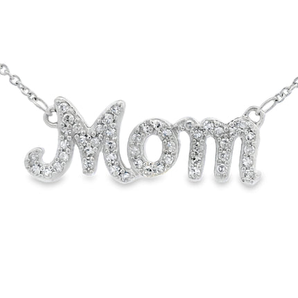 Genuine .25ct Diamond Fashion Pendants Sterling Silver