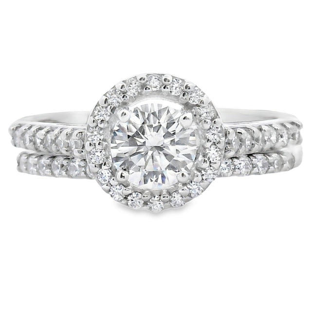 Natural Cubic Zirconia CZ SS Bridal Sterling Silver
