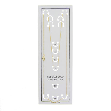 Womens chains 14KT Yellow Gold