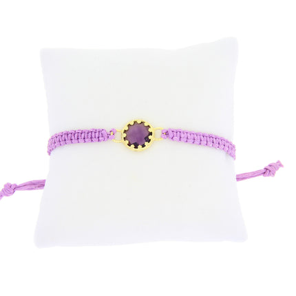 Natural Glass Bracelet Sterling Silver