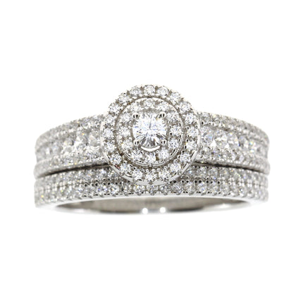 Natural Cubic Zirconia CZ SS Bridal Sterling Silver