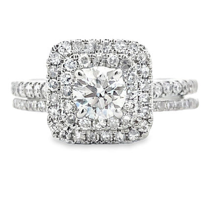 Lab Grown Diamond Fashion band rings 14KT White Gold
