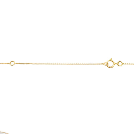 .56ct Diamond Cross Religious Pendant 14KT Yellow Gold