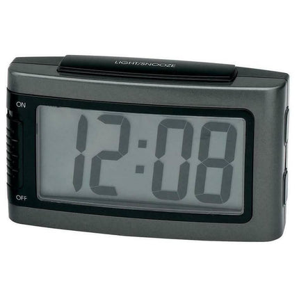 Impecca Battery Alarm Clock with Snooze