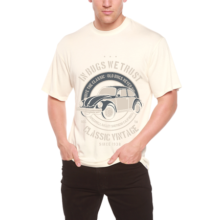 In Bugs We Men's Bamboo Viscose/Organic Cotton Short Sleeve Graphic T-Shirt