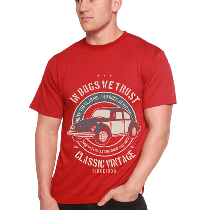 In Bugs We Men's Bamboo Viscose/Organic Cotton Short Sleeve Graphic T-Shirt